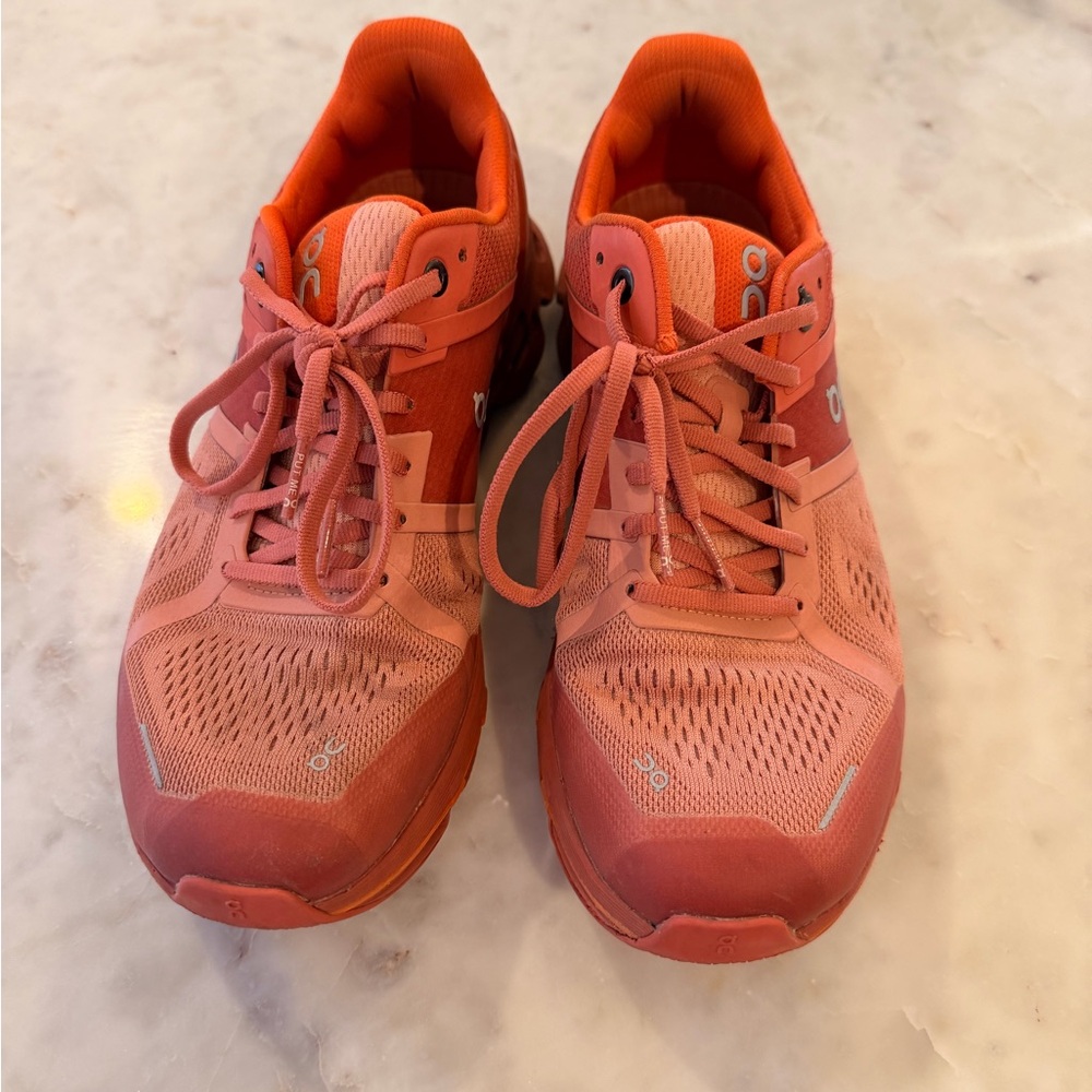 On Running Women's Orange Athletic Shoes